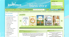 Desktop Screenshot of edition-jouvence.com